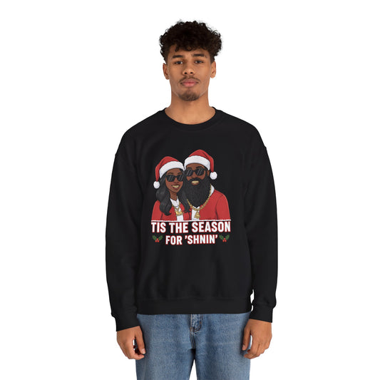 Season For Shinin' Unisex Ugly Christmas Sweatshirt