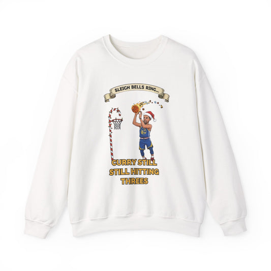 Steph Curry "Still Hitting Threes" Christmas Sweatshirt