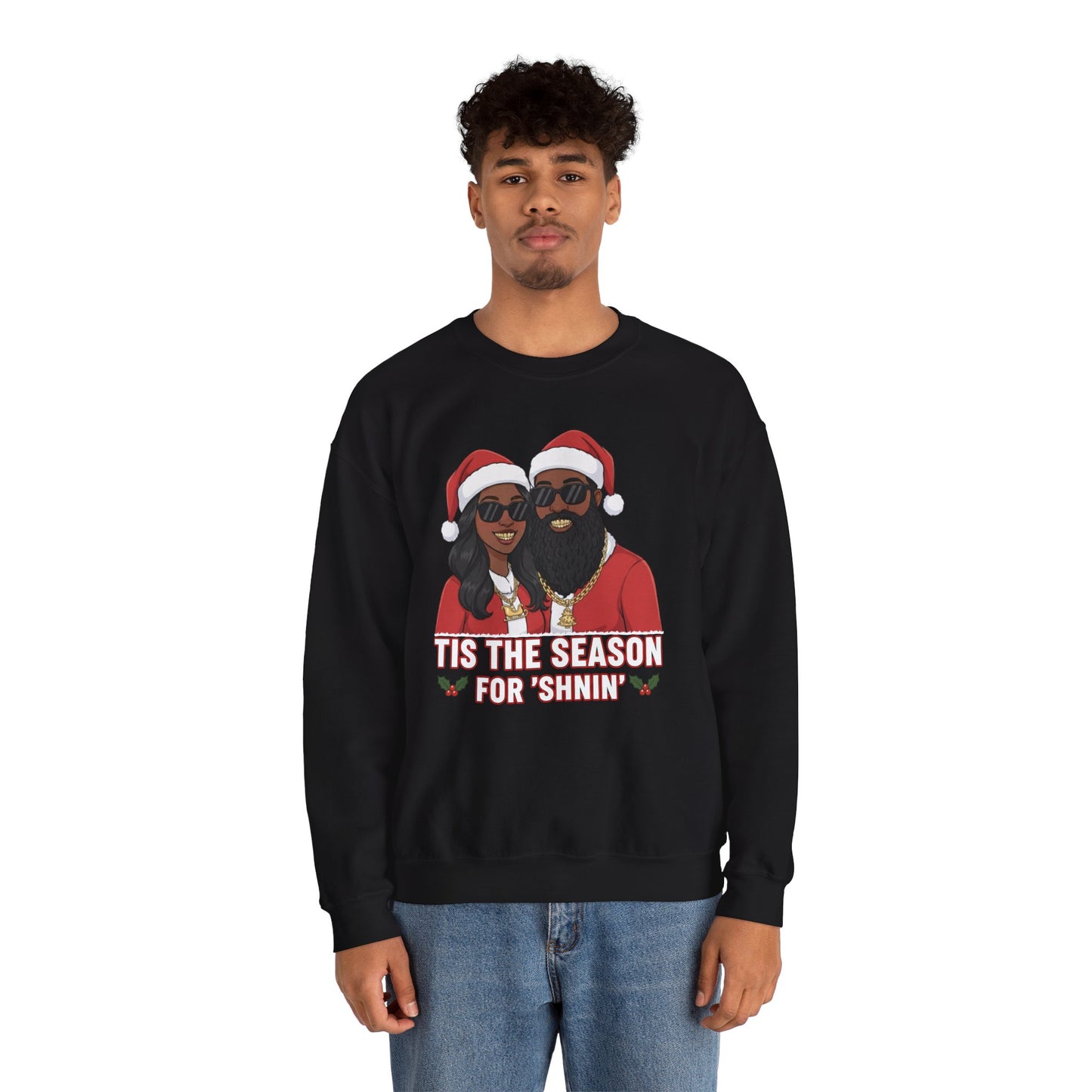 Season For Shinin' Unisex Ugly Christmas Sweatshirt