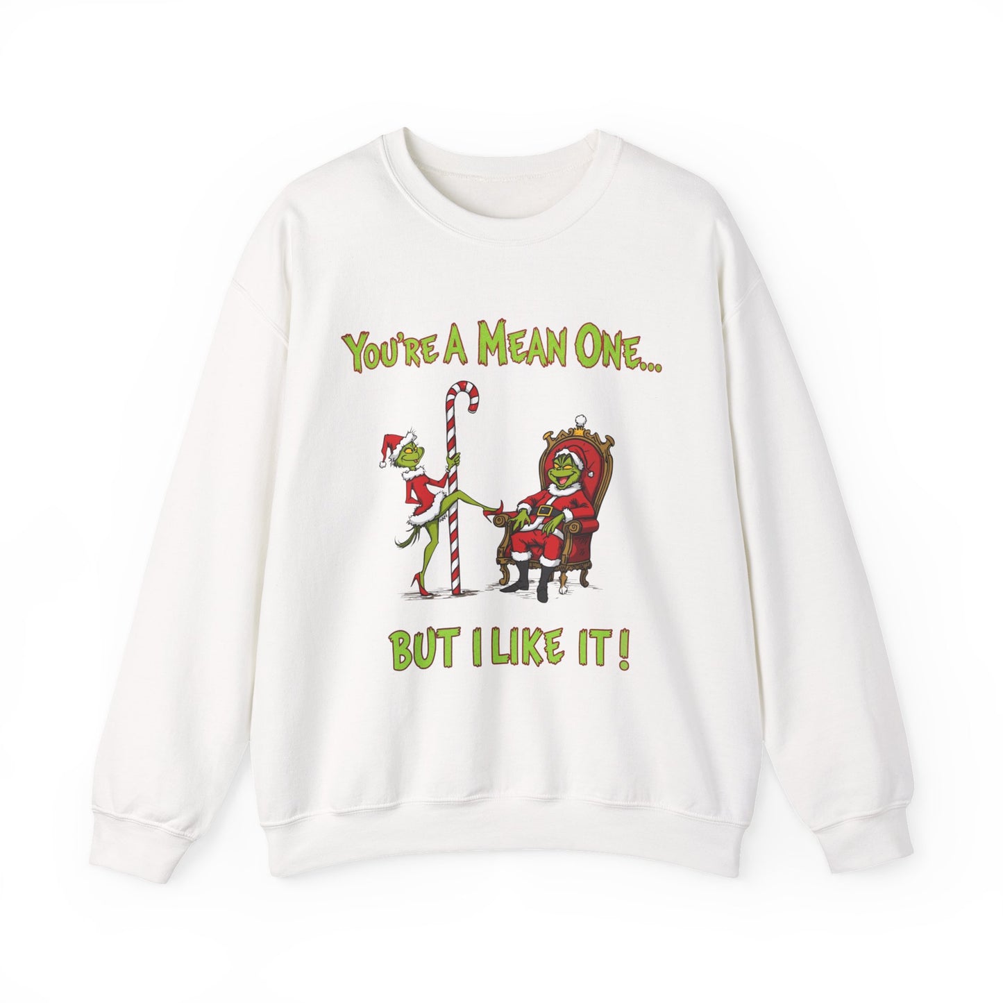 Grinch Inspired Unisex Ugly Christmas Sweatshirt