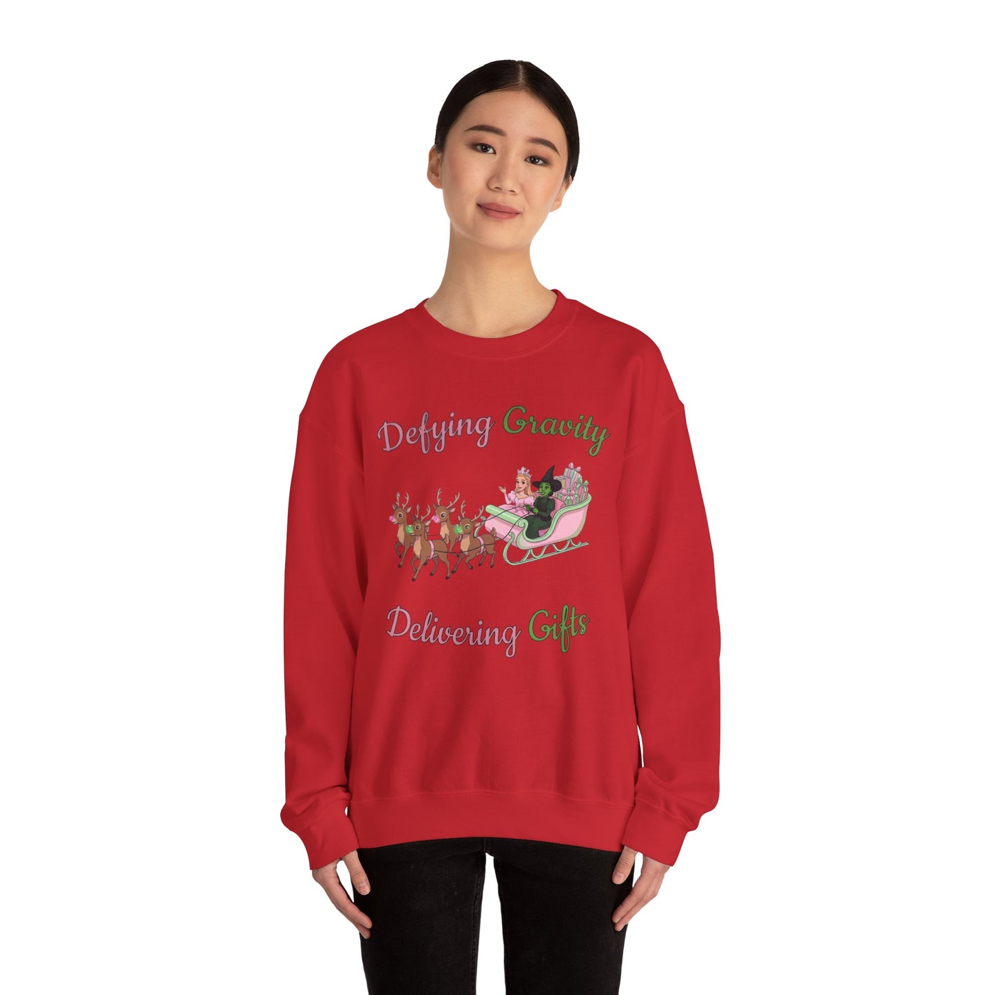 Defying Gravity Wicked Ugly Christmas Sweatshirt
