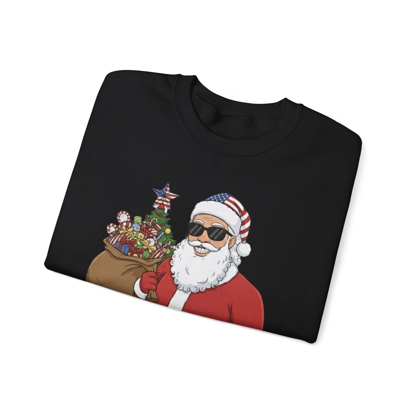 One Nation Under Claus Unisex Ugly Christmas Sweatshirt