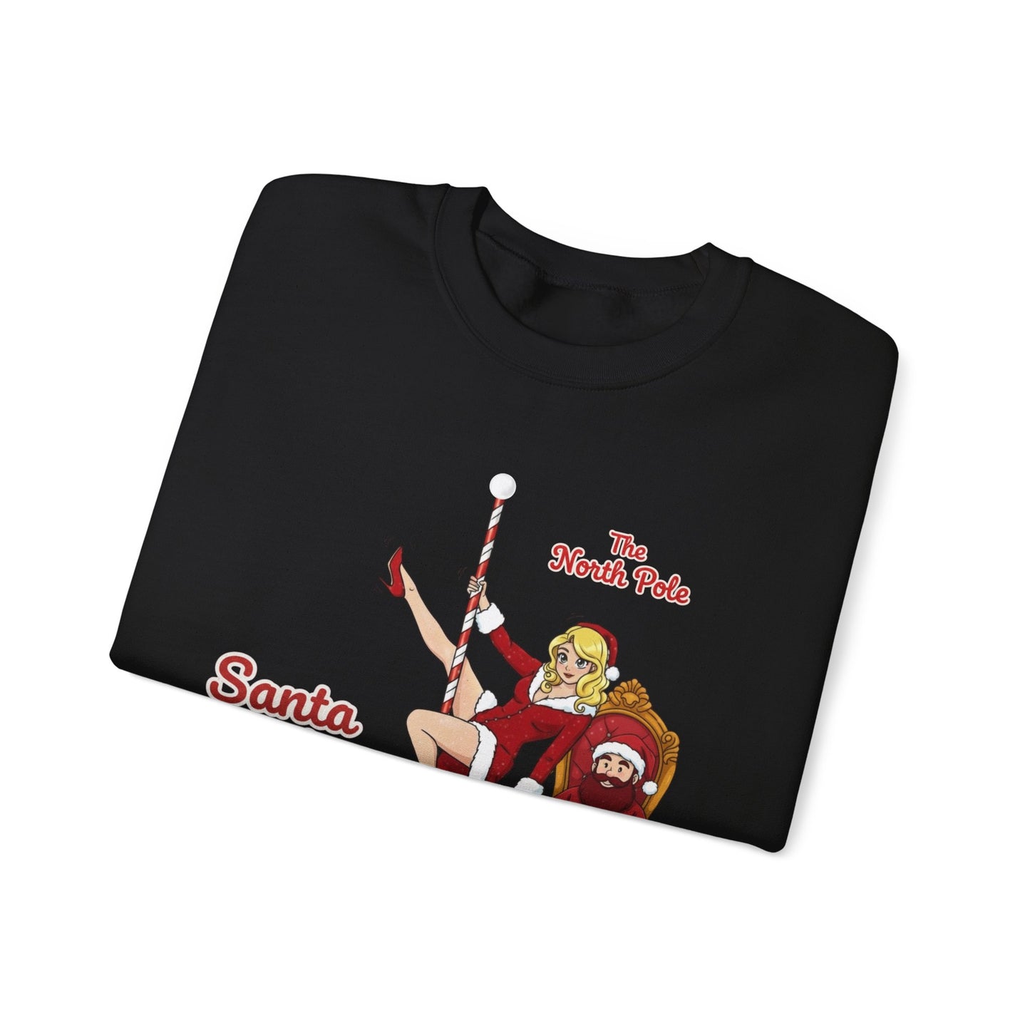 Santa Baby (Light Tone) Unisex Ugly Christmas Sweatshirt