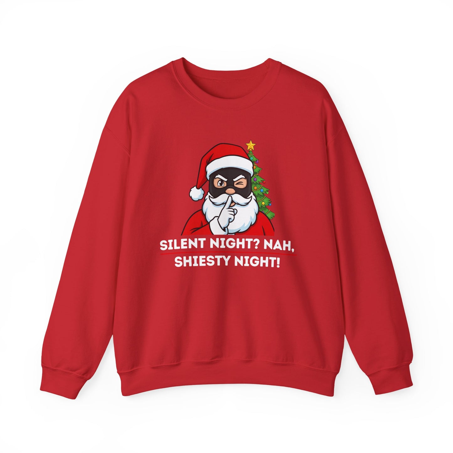 Shiesty Night (Light Tone) Unisex Ugly Christmas Sweatshirt