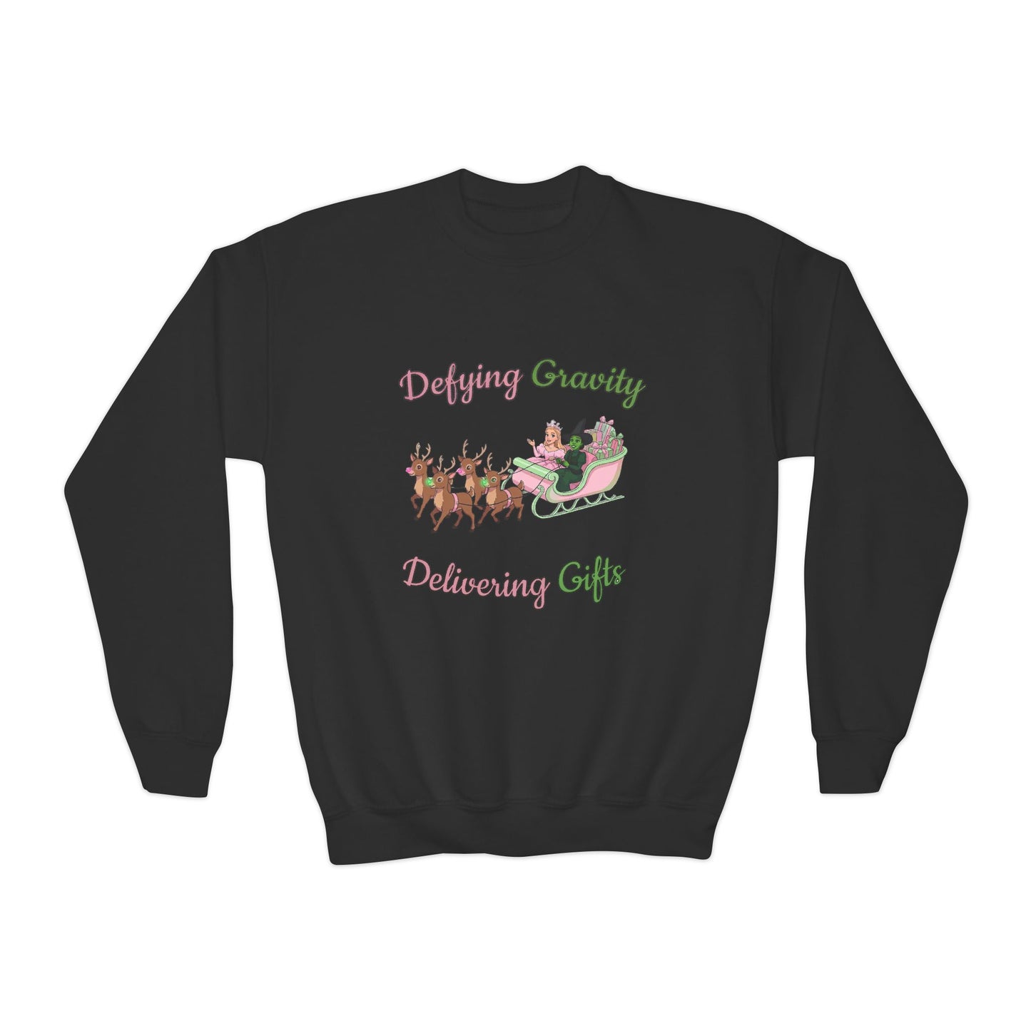 Youth - Defying Gravity Wicked Ugly Christmas Sweatshirt