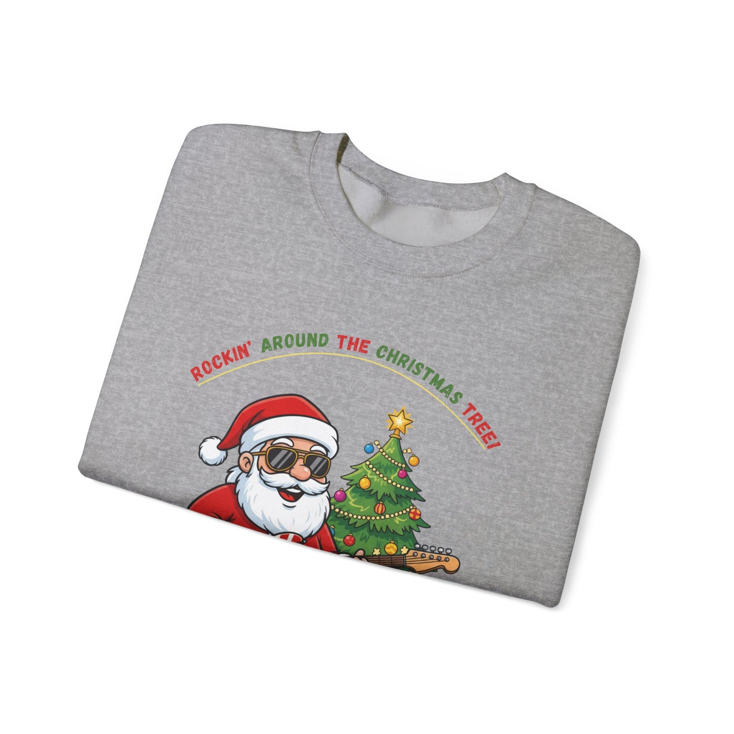 Rocking Around (Light Tone) Unisex Ugly Christmas Sweatshirt