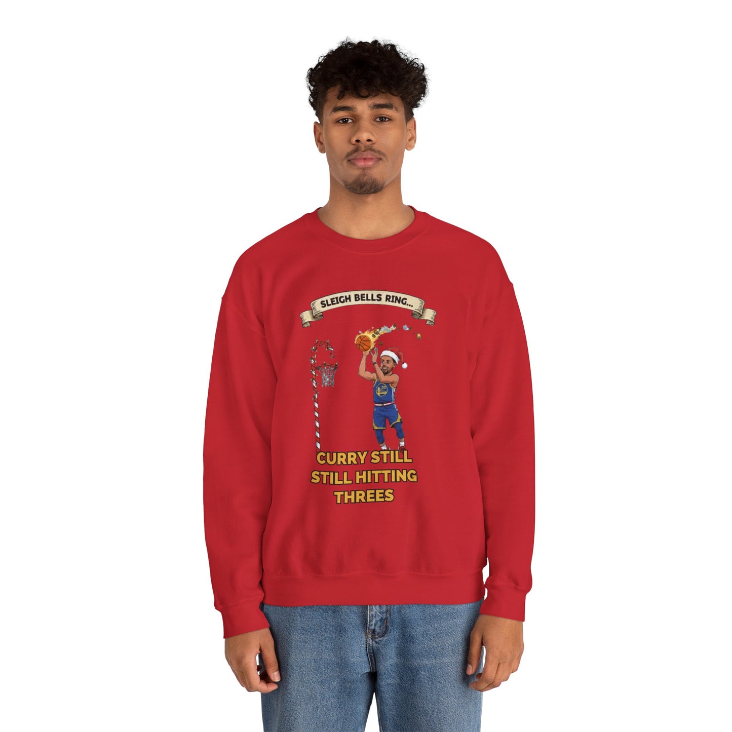 Steph Curry "Still Hitting Threes" Christmas Sweatshirt
