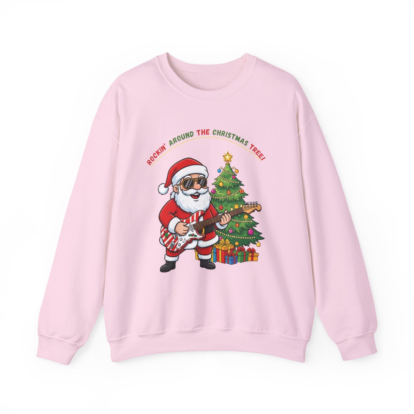 Rocking Around (Light Tone) Unisex Ugly Christmas Sweatshirt