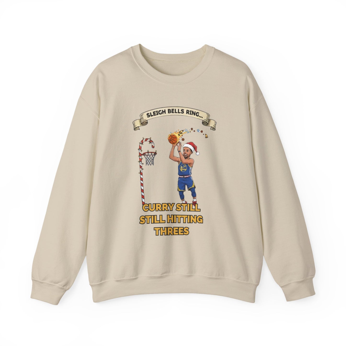 Steph Curry "Still Hitting Threes" Christmas Sweatshirt