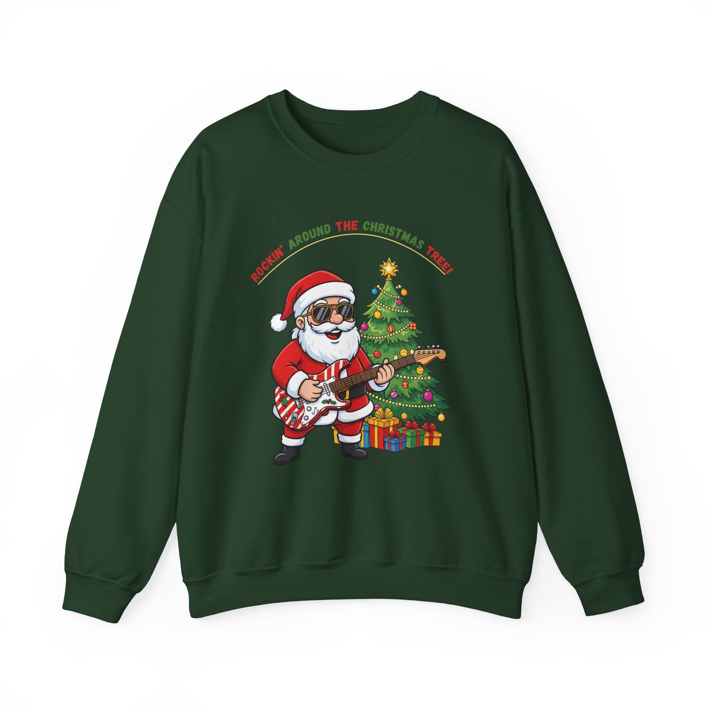 Rocking Around (Light Tone) Unisex Ugly Christmas Sweatshirt