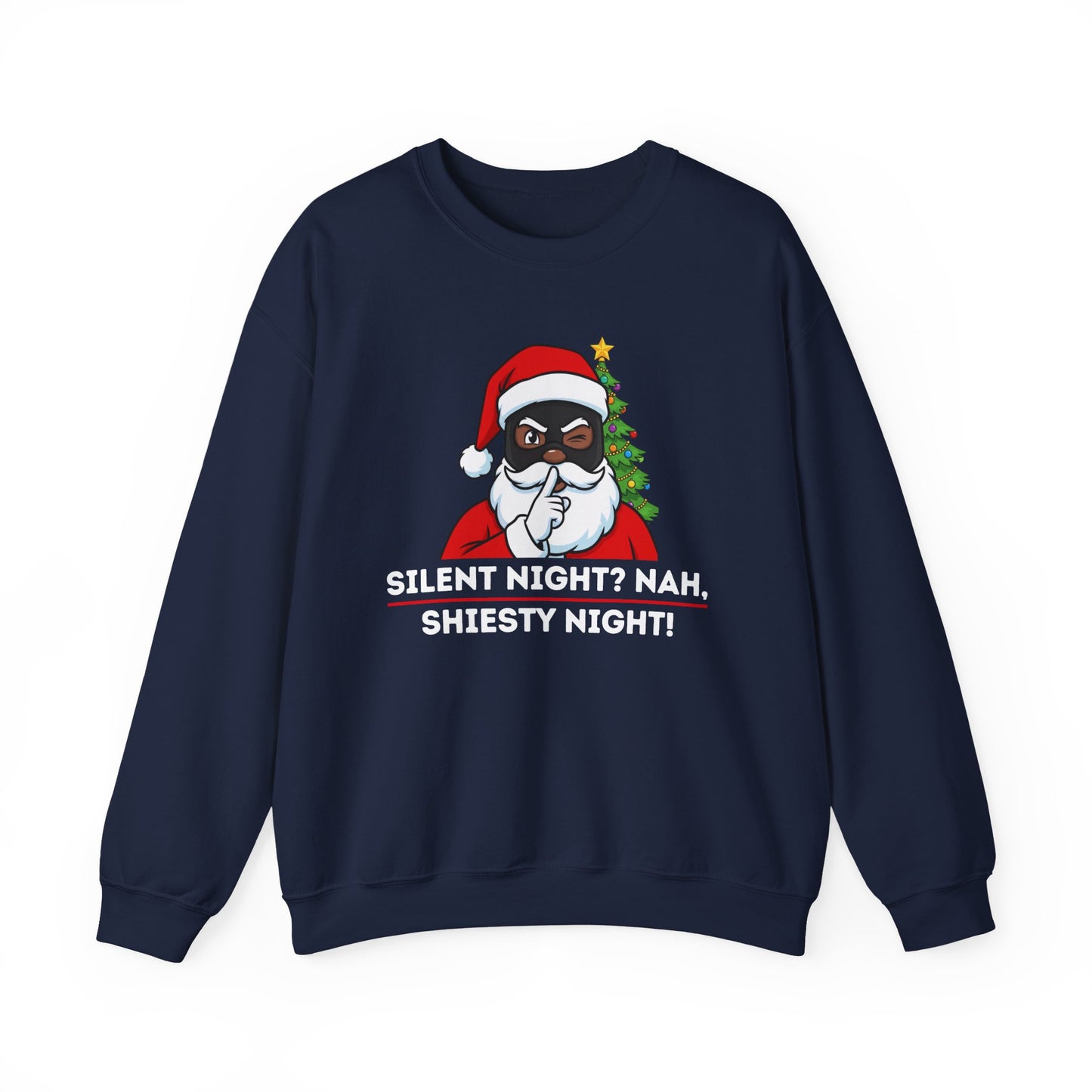 Shiesty Night (Dark Tone) Unisex Ugly Christmas Sweatshirt