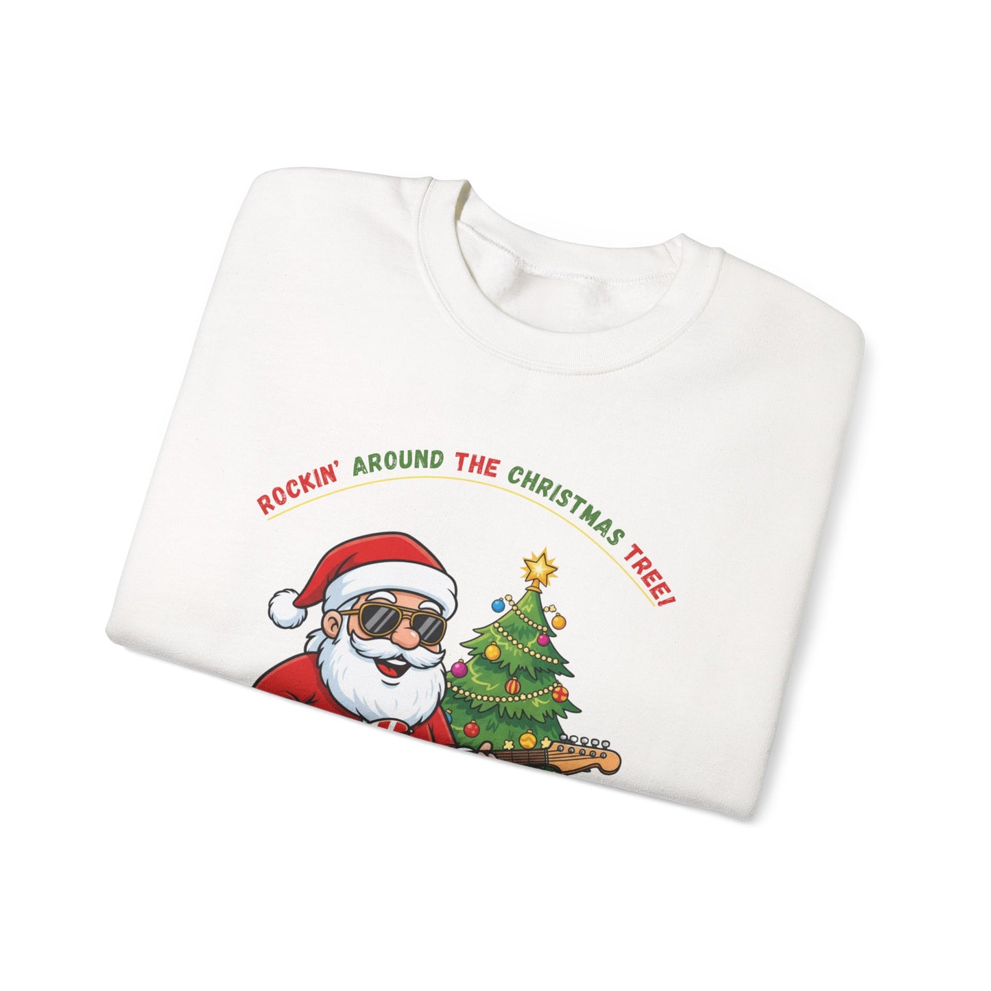 Rocking Around (Light Tone) Unisex Ugly Christmas Sweatshirt
