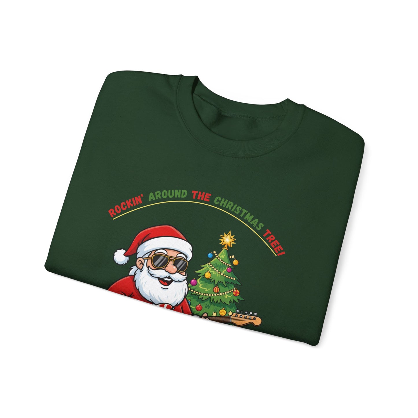 Rocking Around (Light Tone) Unisex Ugly Christmas Sweatshirt
