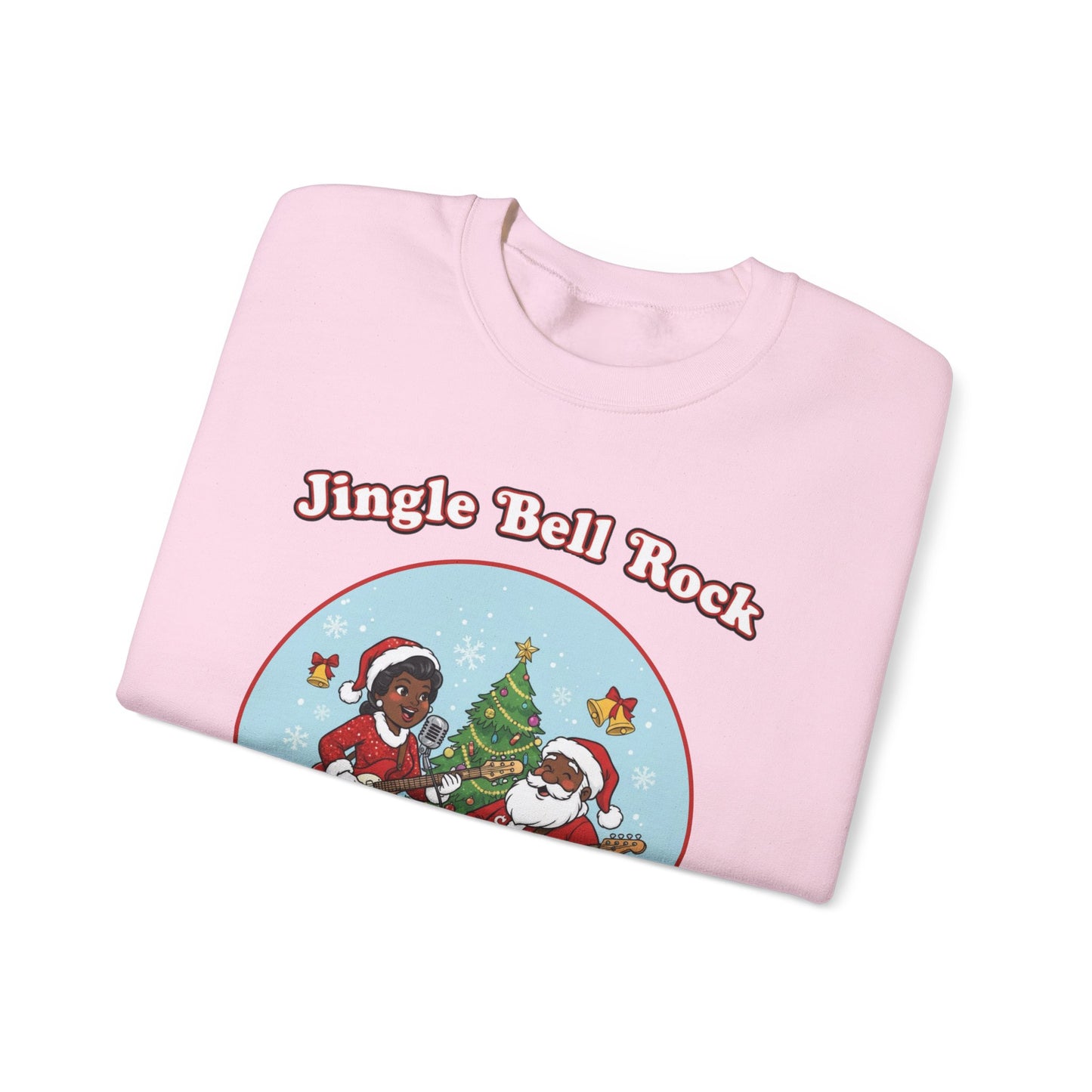 Jingle Bell Rock (Dark Tone) Unisex Ugly Christmas Sweatshirt