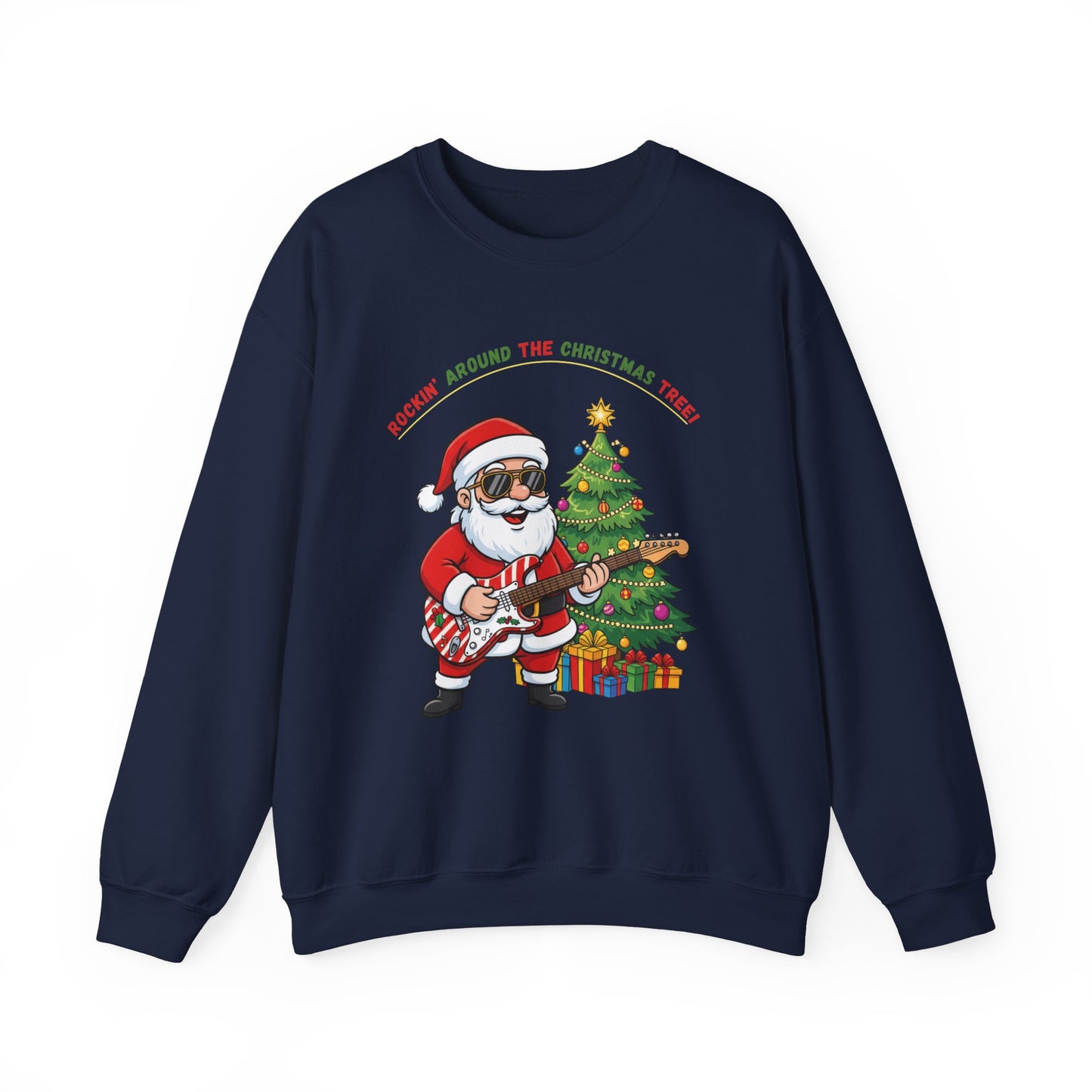 Rocking Around (Light Tone) Unisex Ugly Christmas Sweatshirt