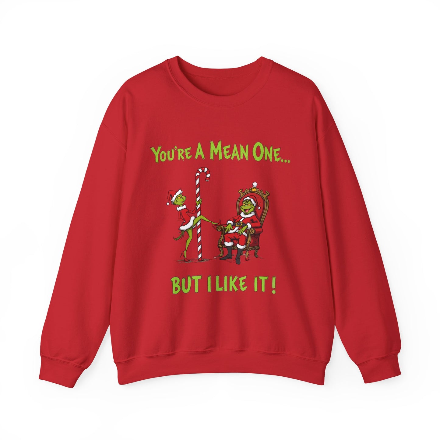 Grinch Inspired Unisex Ugly Christmas Sweatshirt