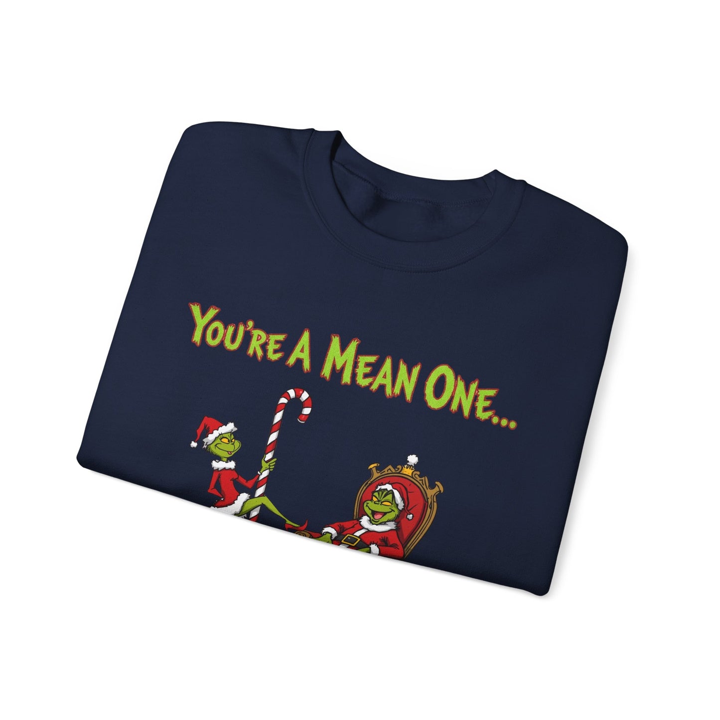 Grinch Inspired Unisex Ugly Christmas Sweatshirt