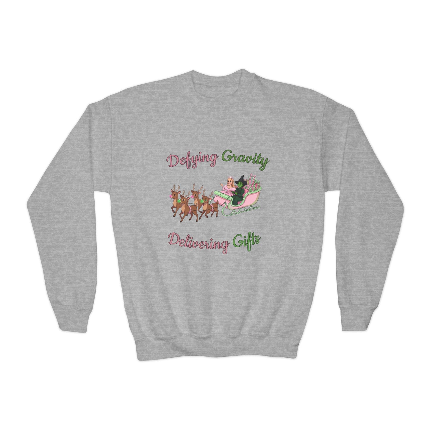 Youth - Defying Gravity Wicked Ugly Christmas Sweatshirt