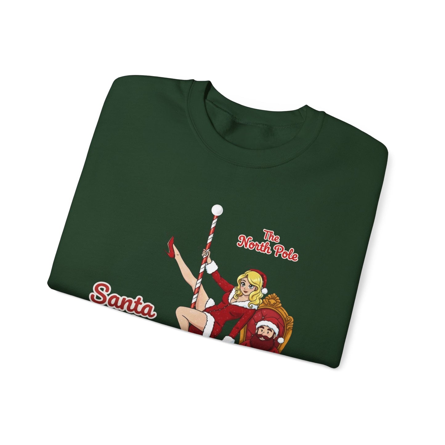 Santa Baby (Light Tone) Unisex Ugly Christmas Sweatshirt