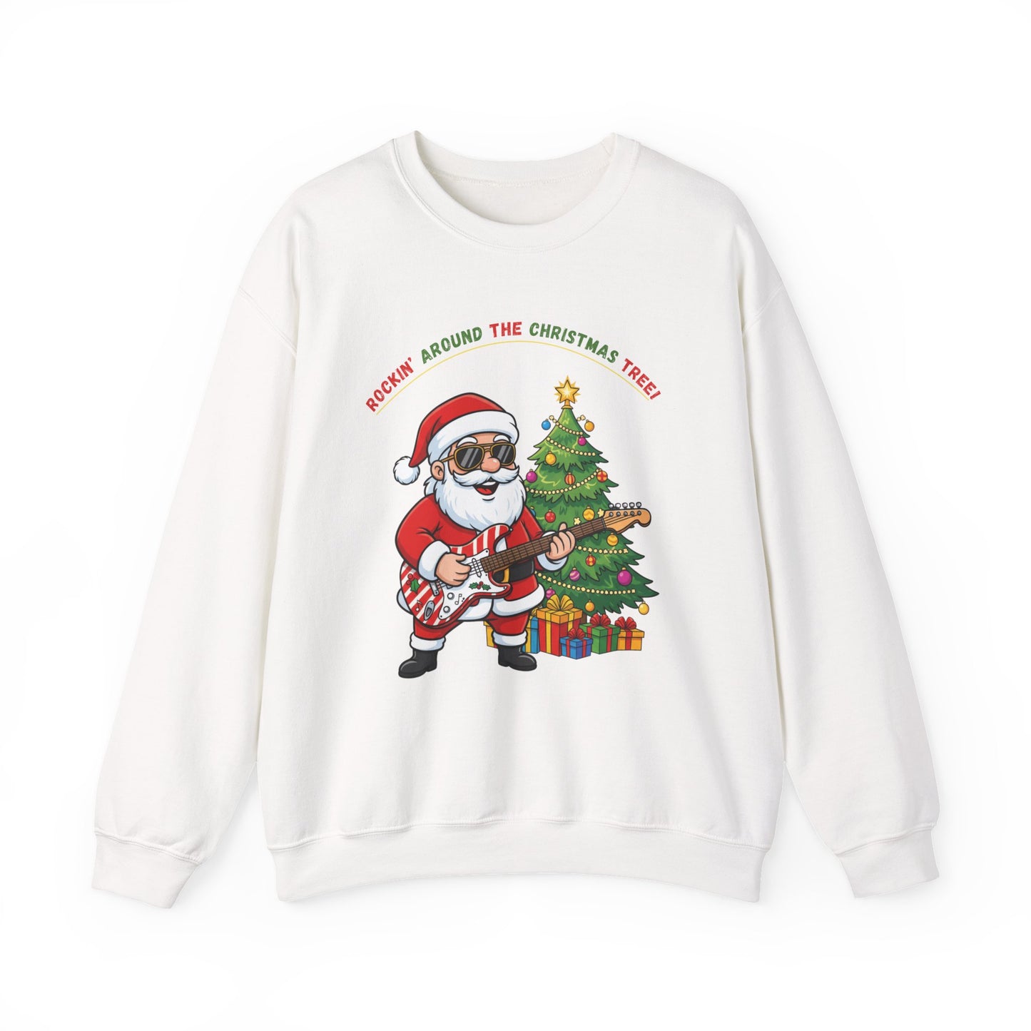 Rocking Around (Light Tone) Unisex Ugly Christmas Sweatshirt