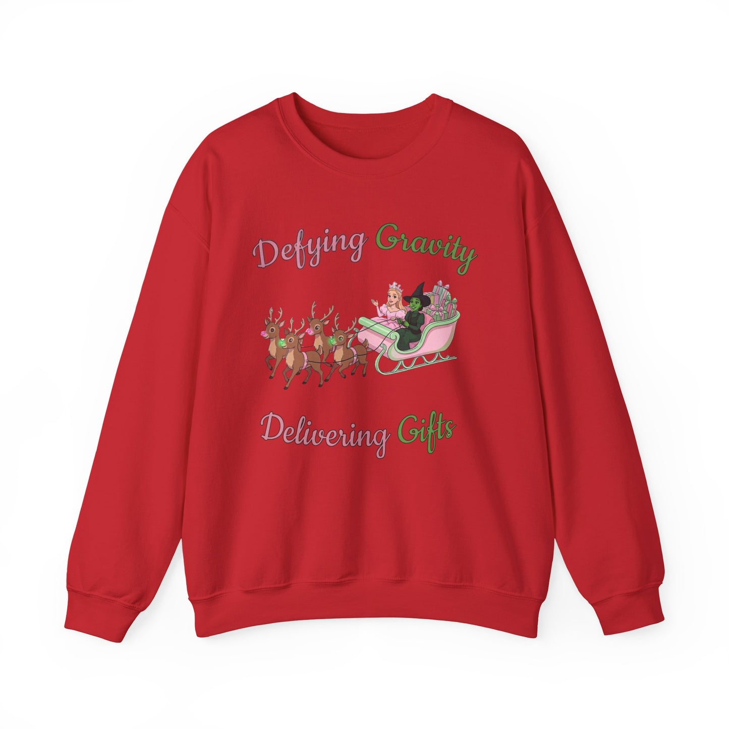 Defying Gravity Wicked Ugly Christmas Sweatshirt