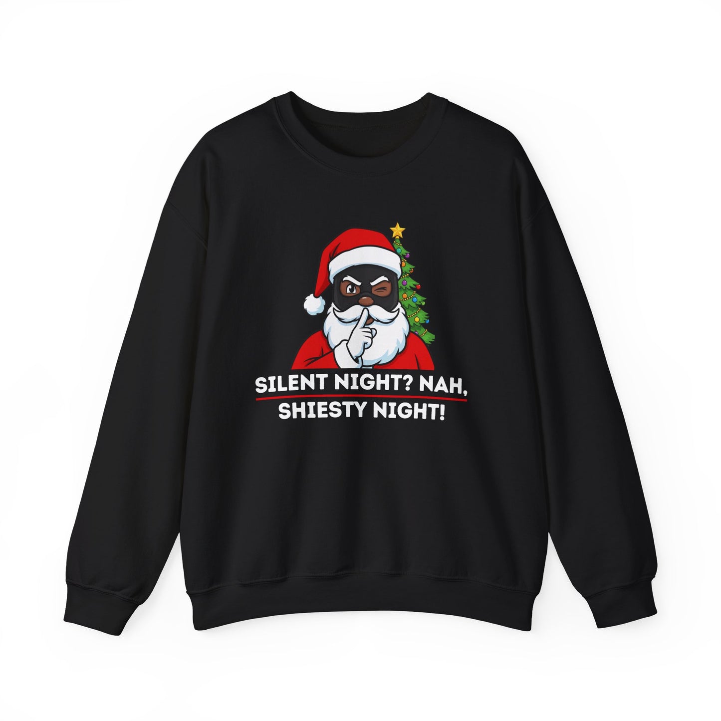 Shiesty Night (Dark Tone) Unisex Ugly Christmas Sweatshirt