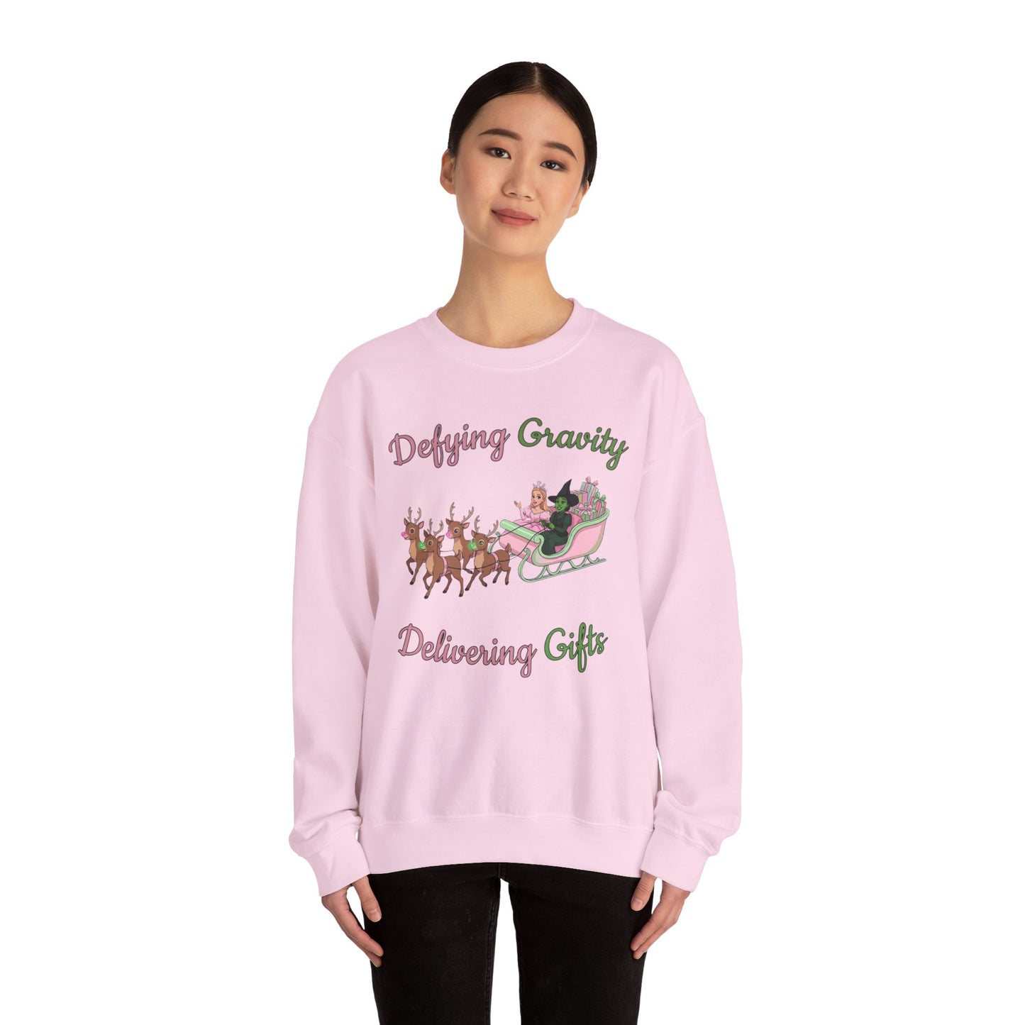 Defying Gravity Wicked Ugly Christmas Sweatshirt