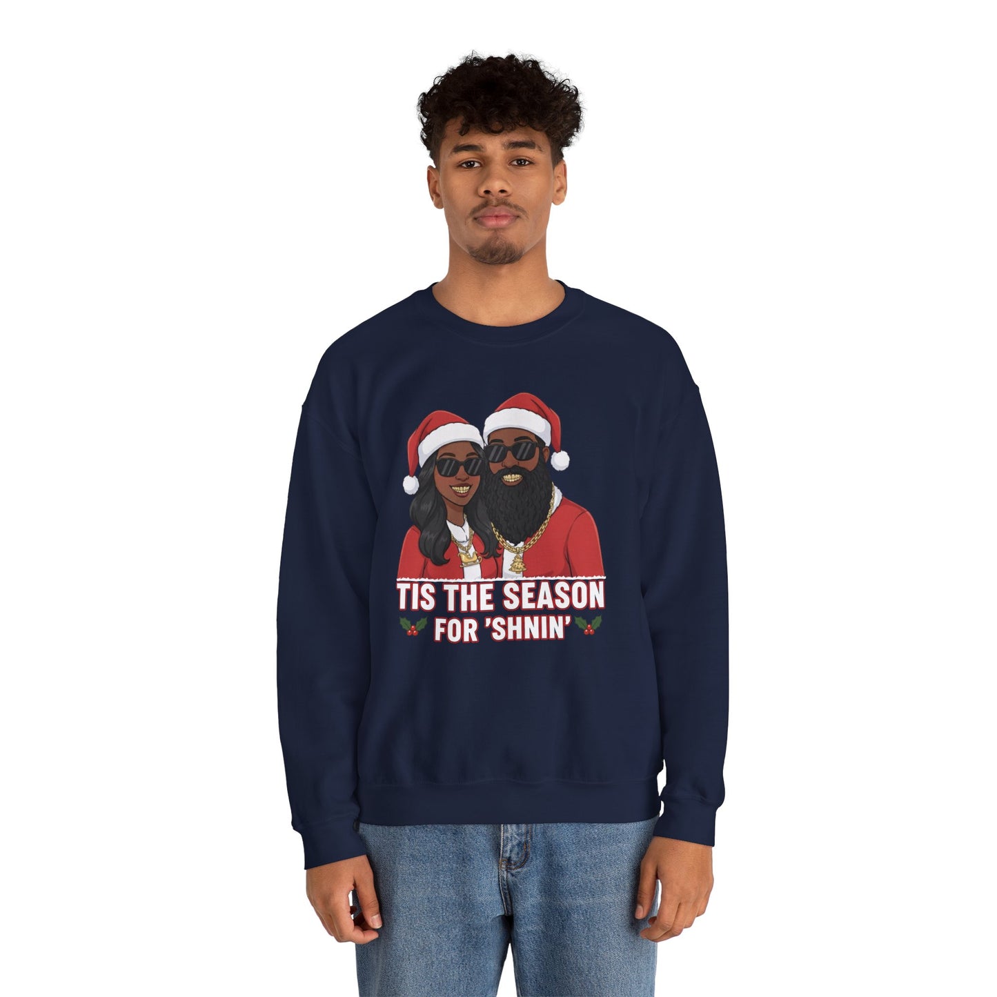 Season For Shinin' Unisex Ugly Christmas Sweatshirt