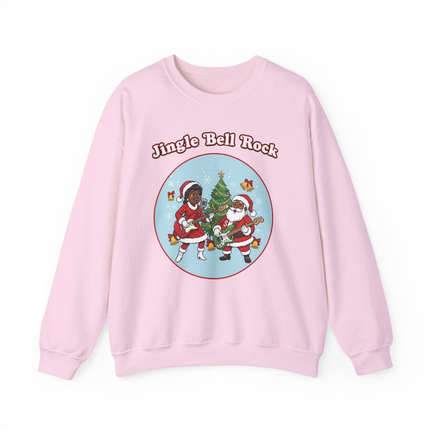 Jingle Bell Rock (Dark Tone) Unisex Ugly Christmas Sweatshirt