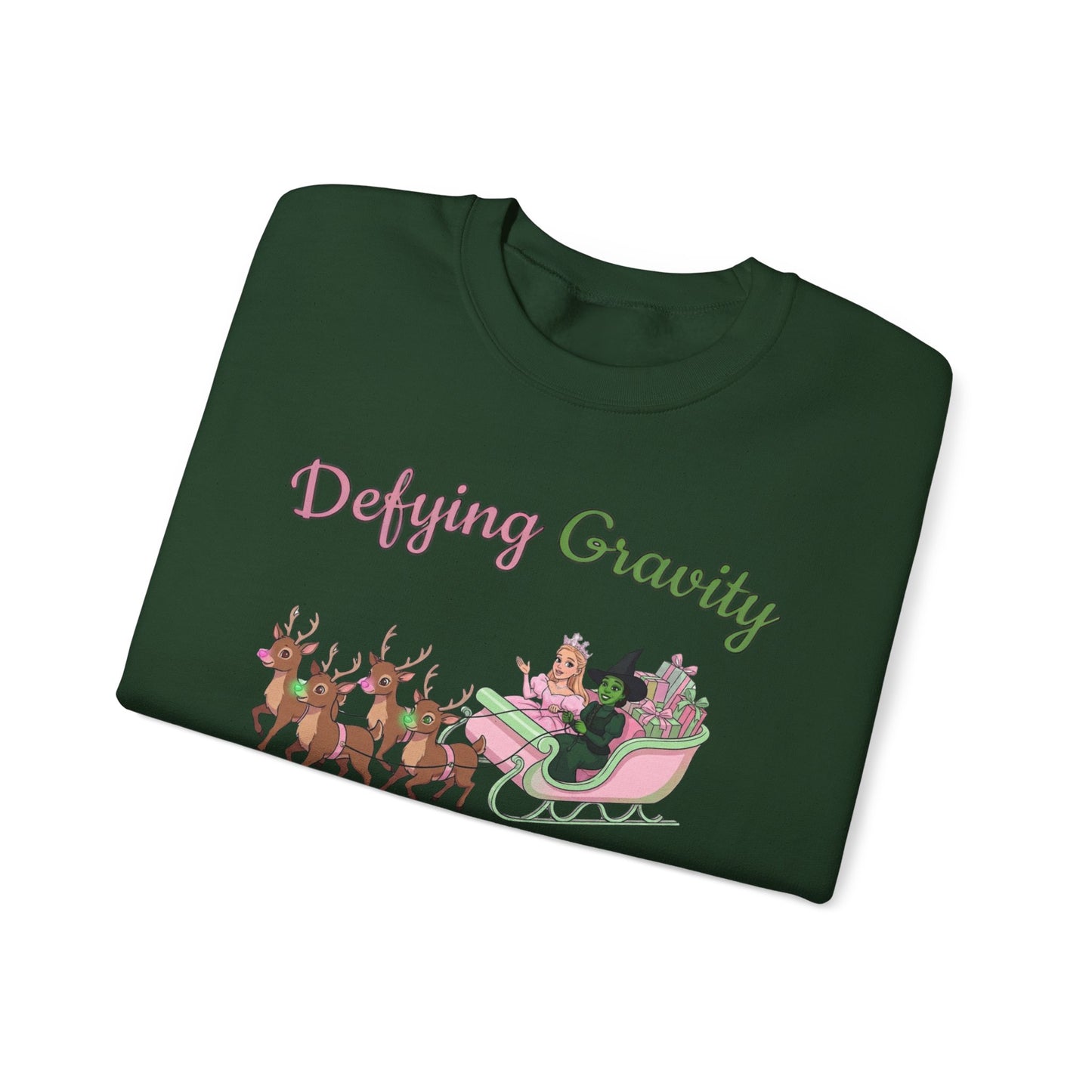 Defying Gravity Wicked Ugly Christmas Sweatshirt