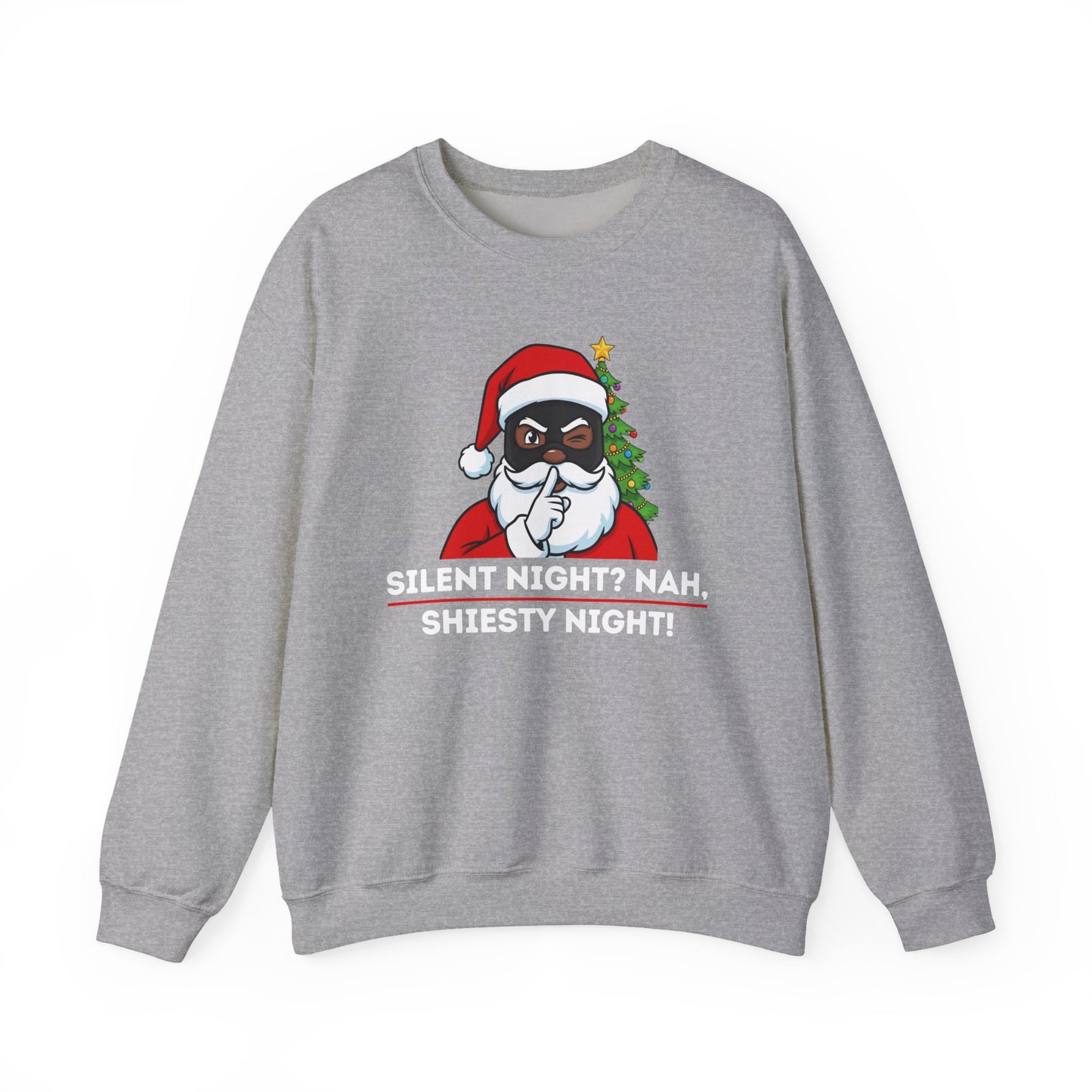 Shiesty Night (Dark Tone) Unisex Ugly Christmas Sweatshirt