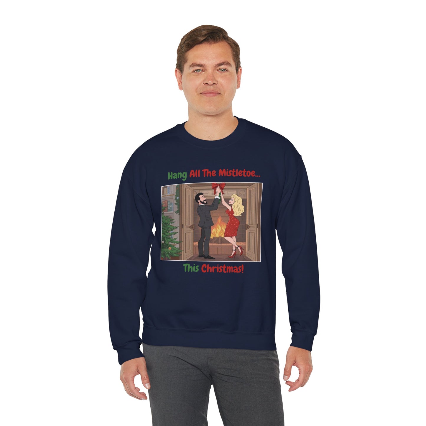 This Christmas (Light Tone) Unisex Ugly Christmas Sweatshirt