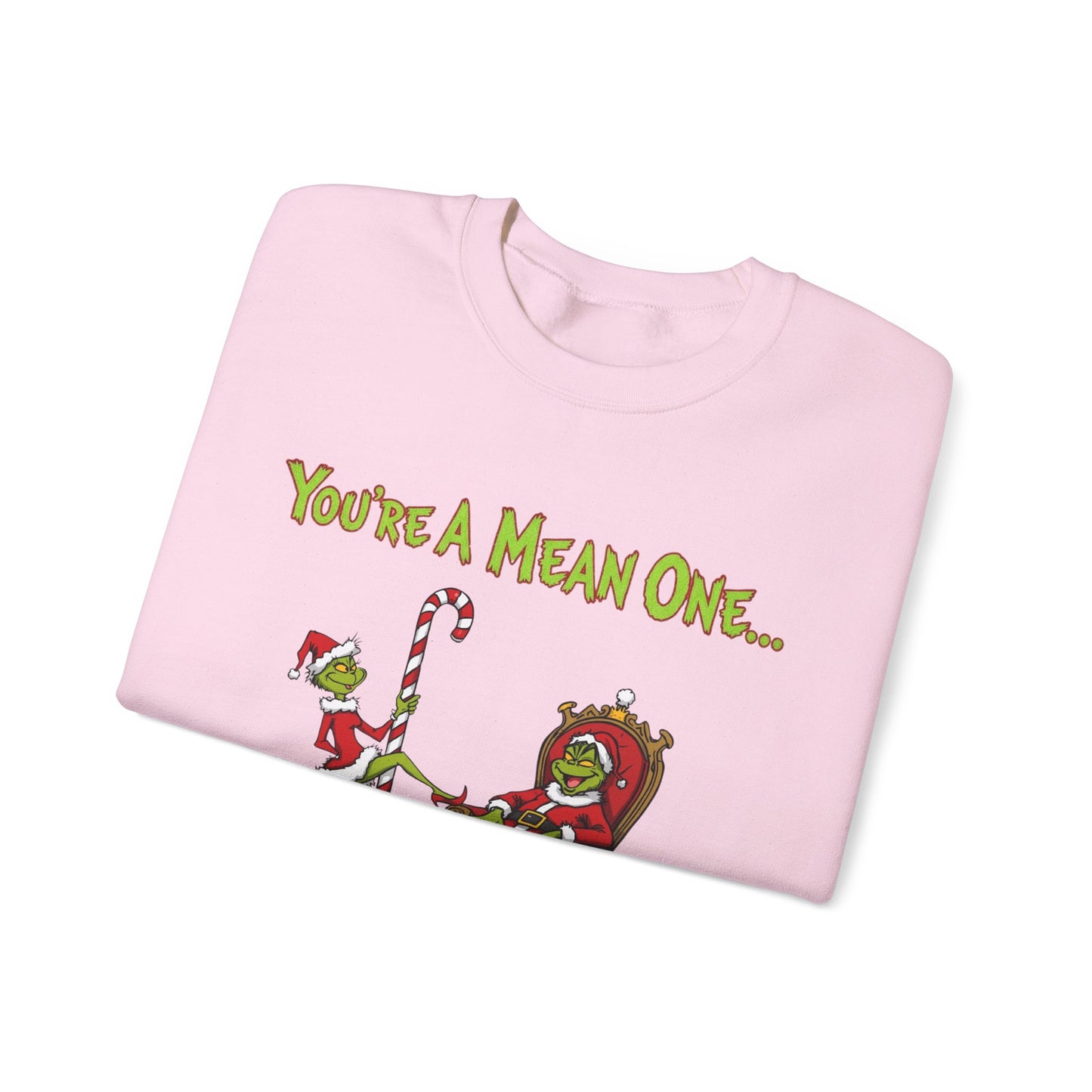 Grinch Inspired Unisex Ugly Christmas Sweatshirt