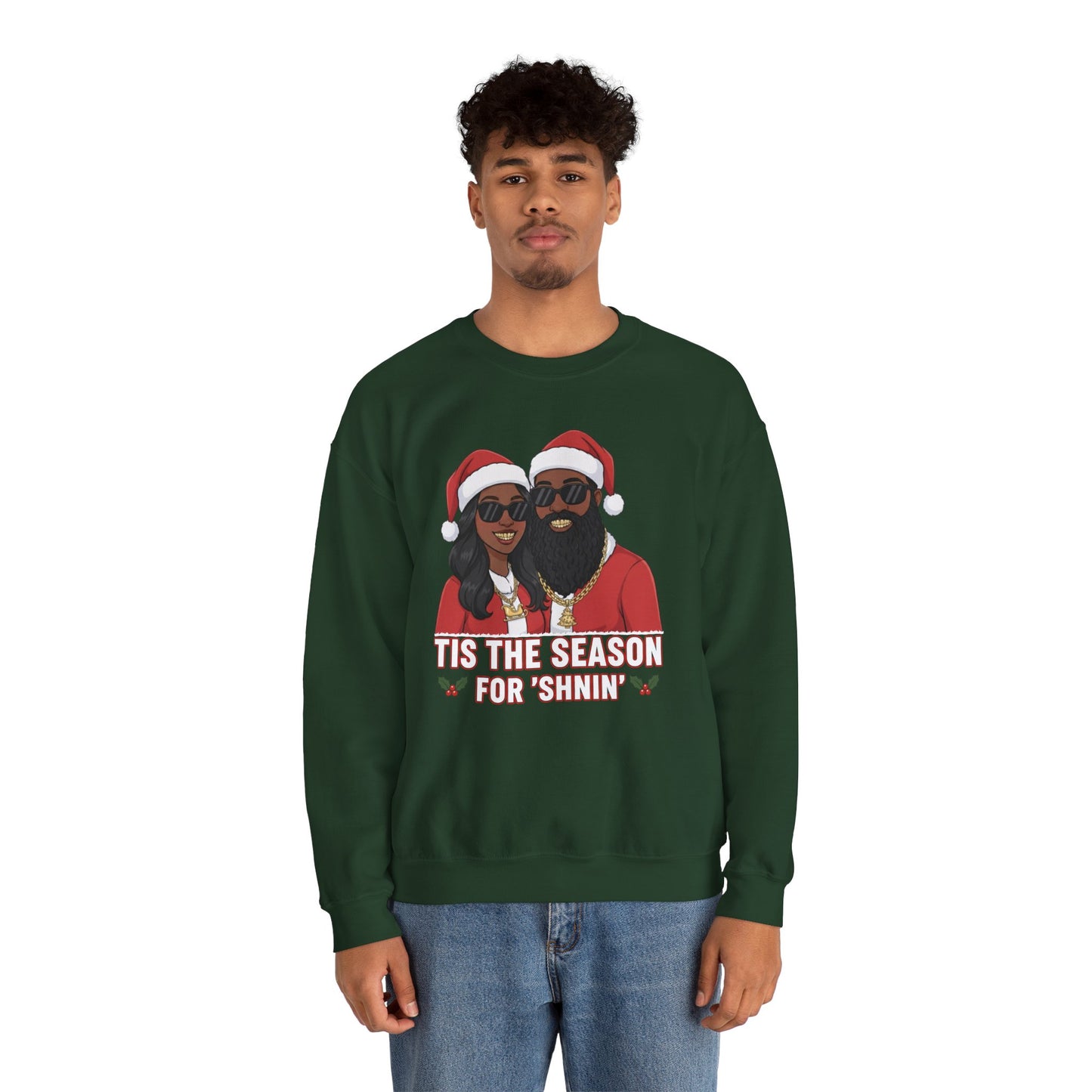 Season For Shinin' Unisex Ugly Christmas Sweatshirt
