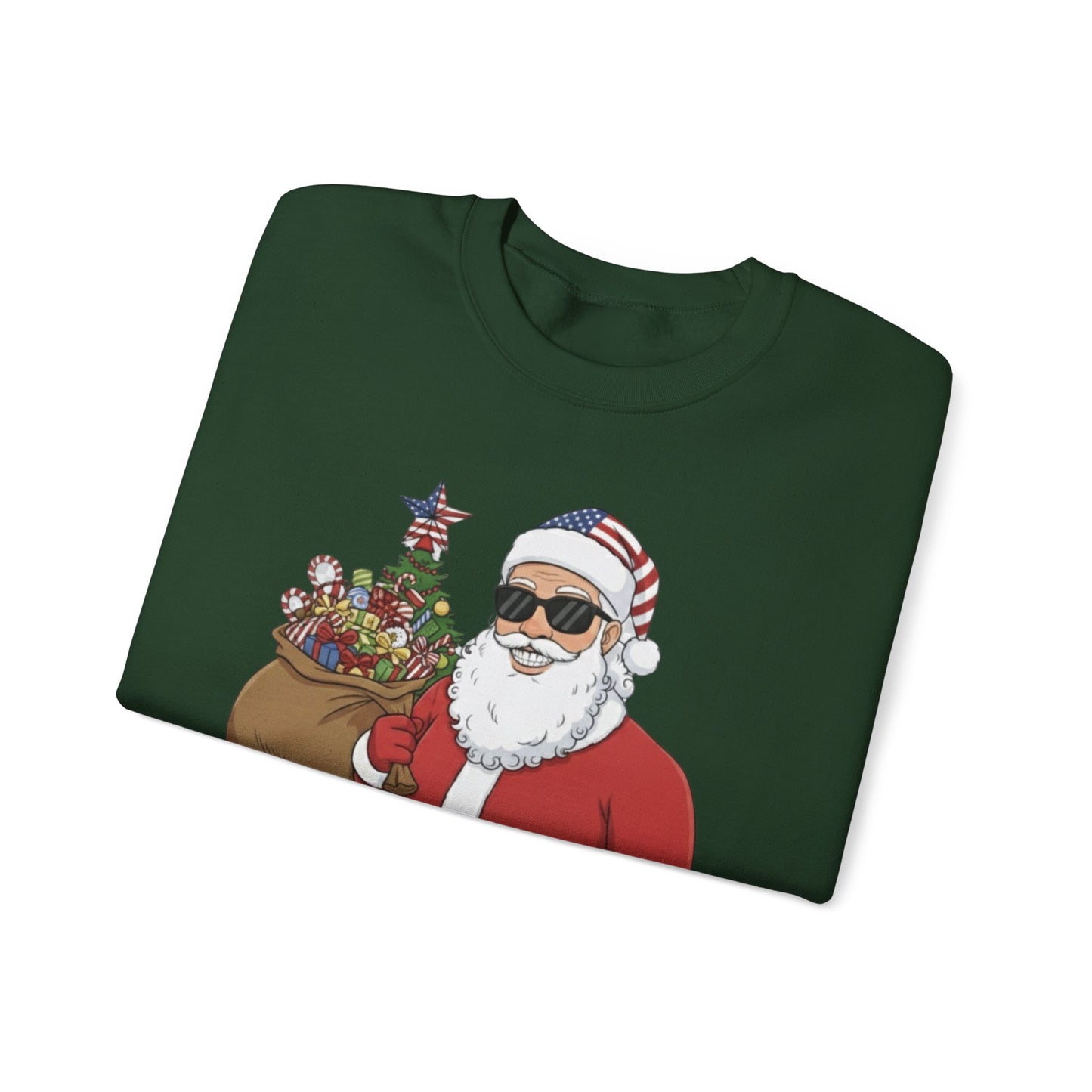 One Nation Under Claus Unisex Ugly Christmas Sweatshirt