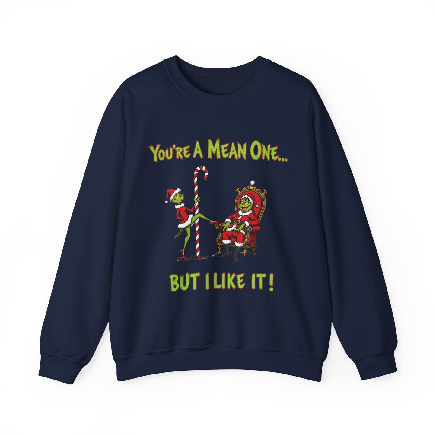 Grinch Inspired Unisex Ugly Christmas Sweatshirt