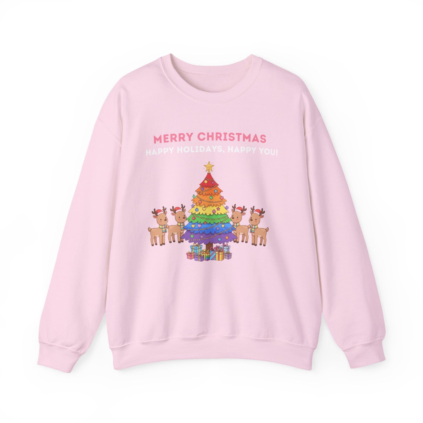 LGBTQ+ Pride Unisex Ugly Christmas Sweatshirt