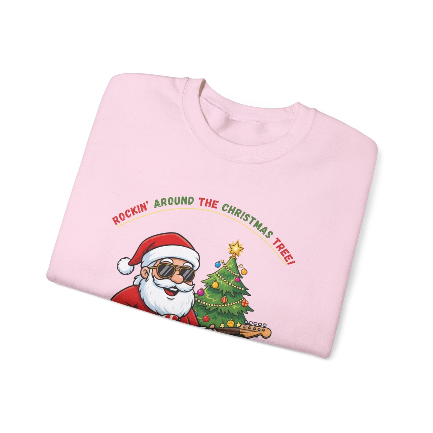 Rocking Around (Light Tone) Unisex Ugly Christmas Sweatshirt