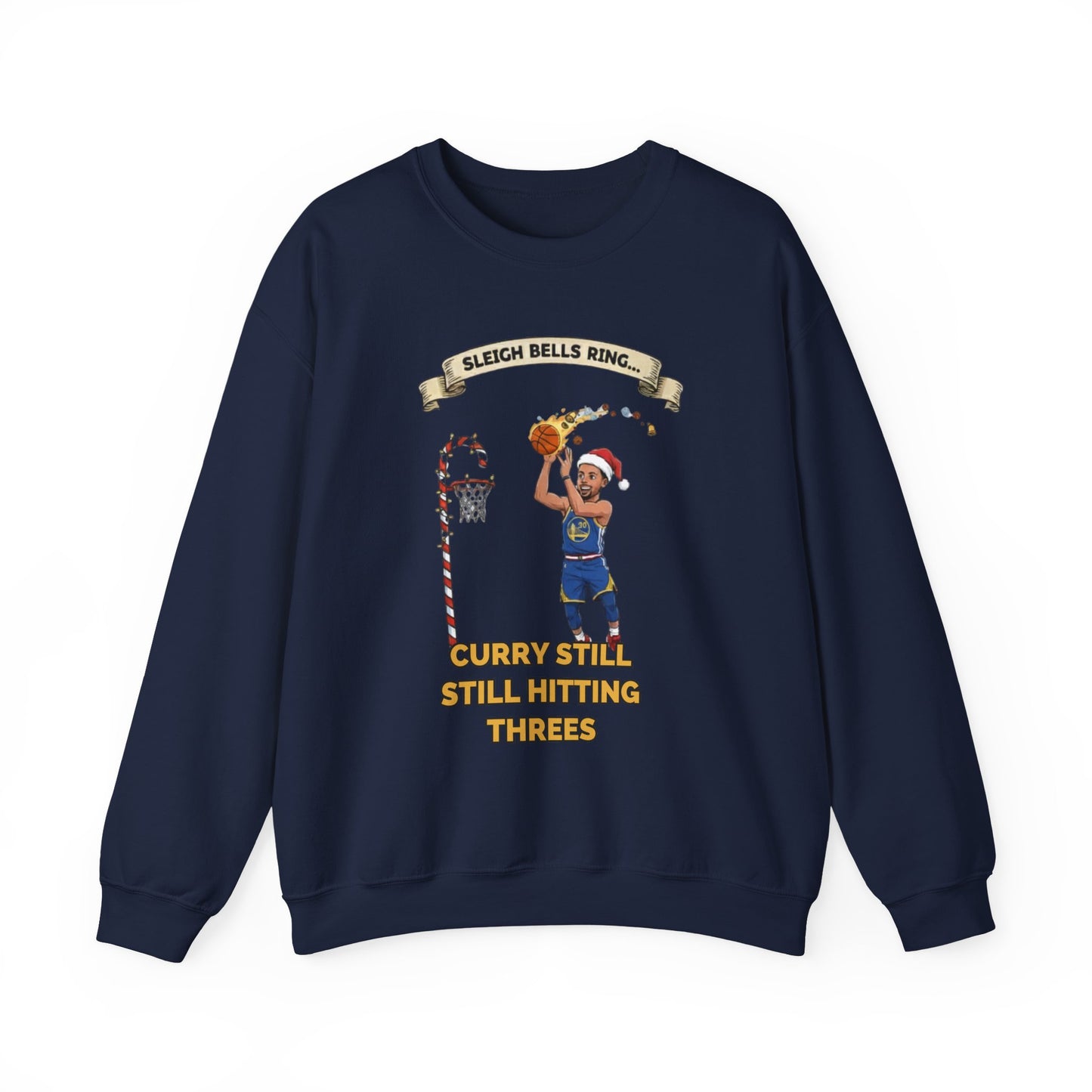 Steph Curry "Still Hitting Threes" Christmas Sweatshirt