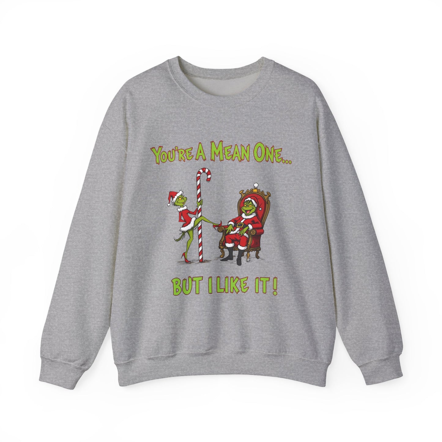 Grinch Inspired Unisex Ugly Christmas Sweatshirt