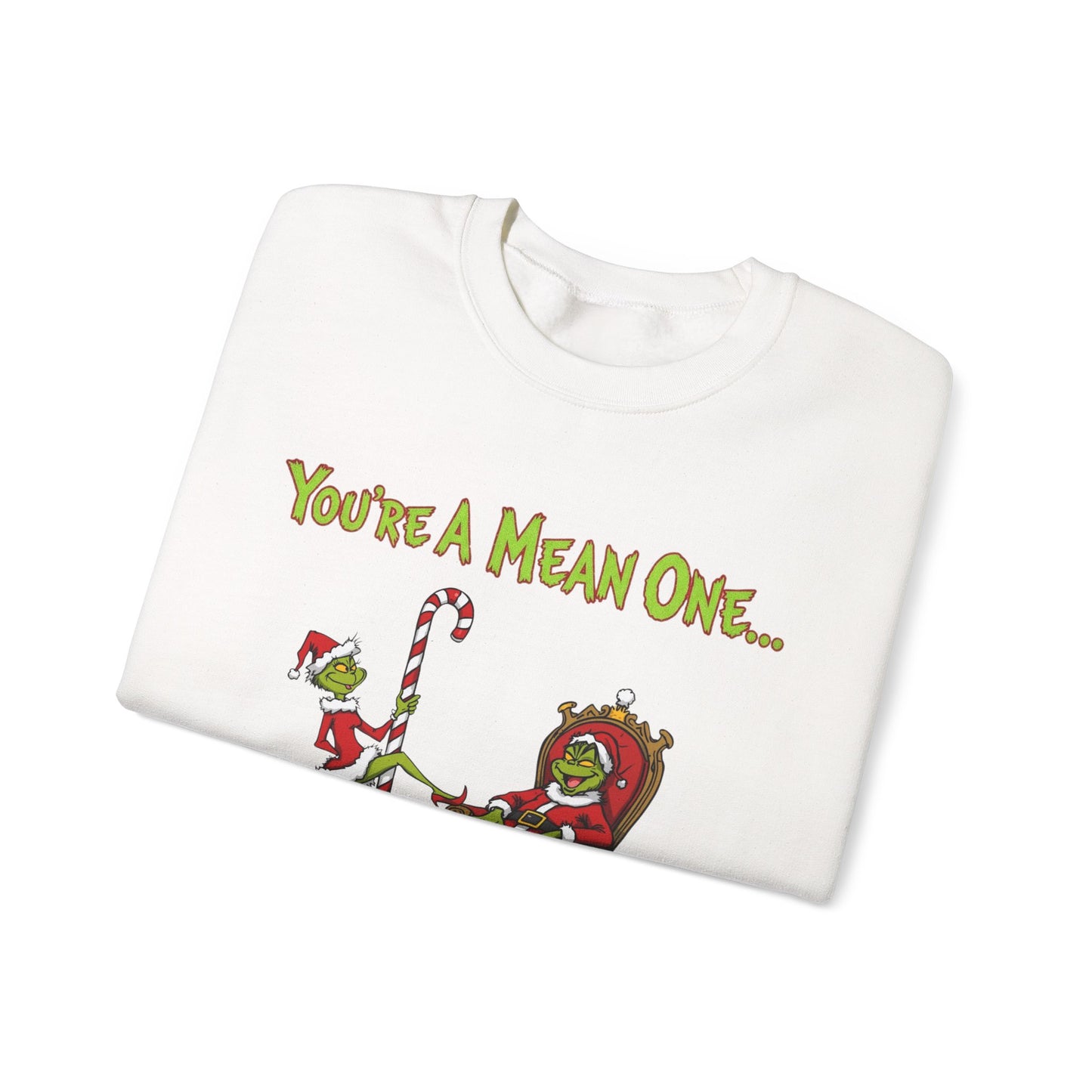 Grinch Inspired Unisex Ugly Christmas Sweatshirt