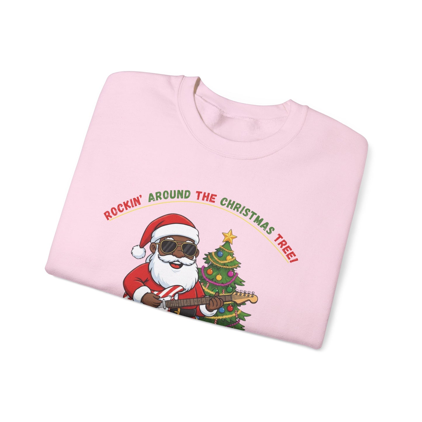 Rocking Around (Dark Tone) Unisex Ugly Christmas Sweatshirt