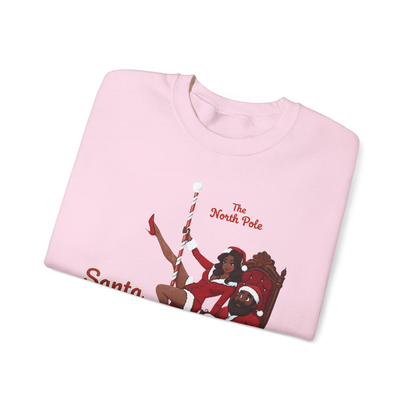 Santa Baby (Dark Tone) Unixsex Ugly Christmas Sweatshirt