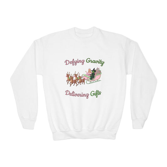 Youth - Defying Gravity Wicked Ugly Christmas Sweatshirt