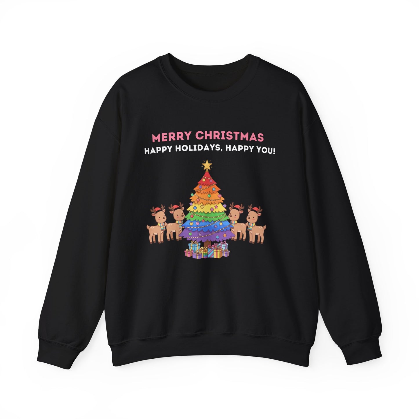 LGBTQ+ Pride Unisex Ugly Christmas Sweatshirt