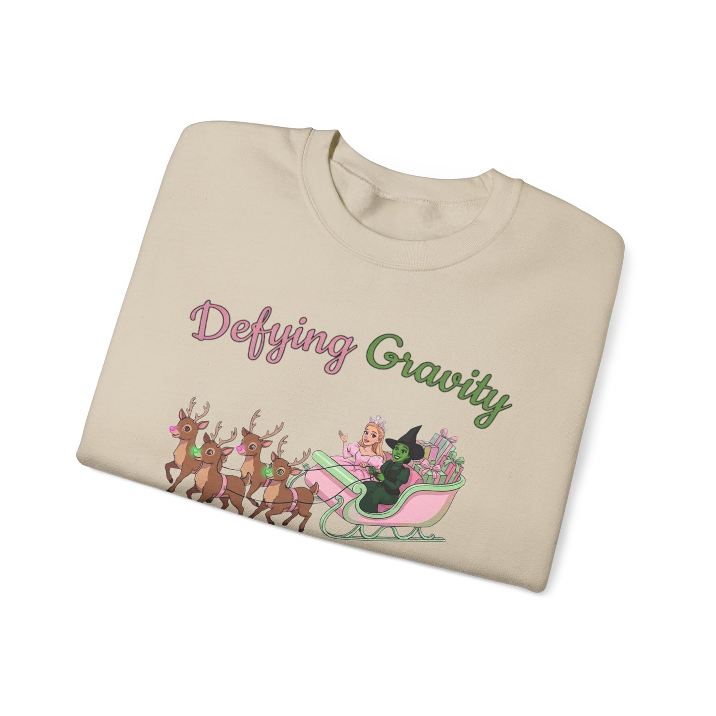 Defying Gravity Wicked Ugly Christmas Sweatshirt