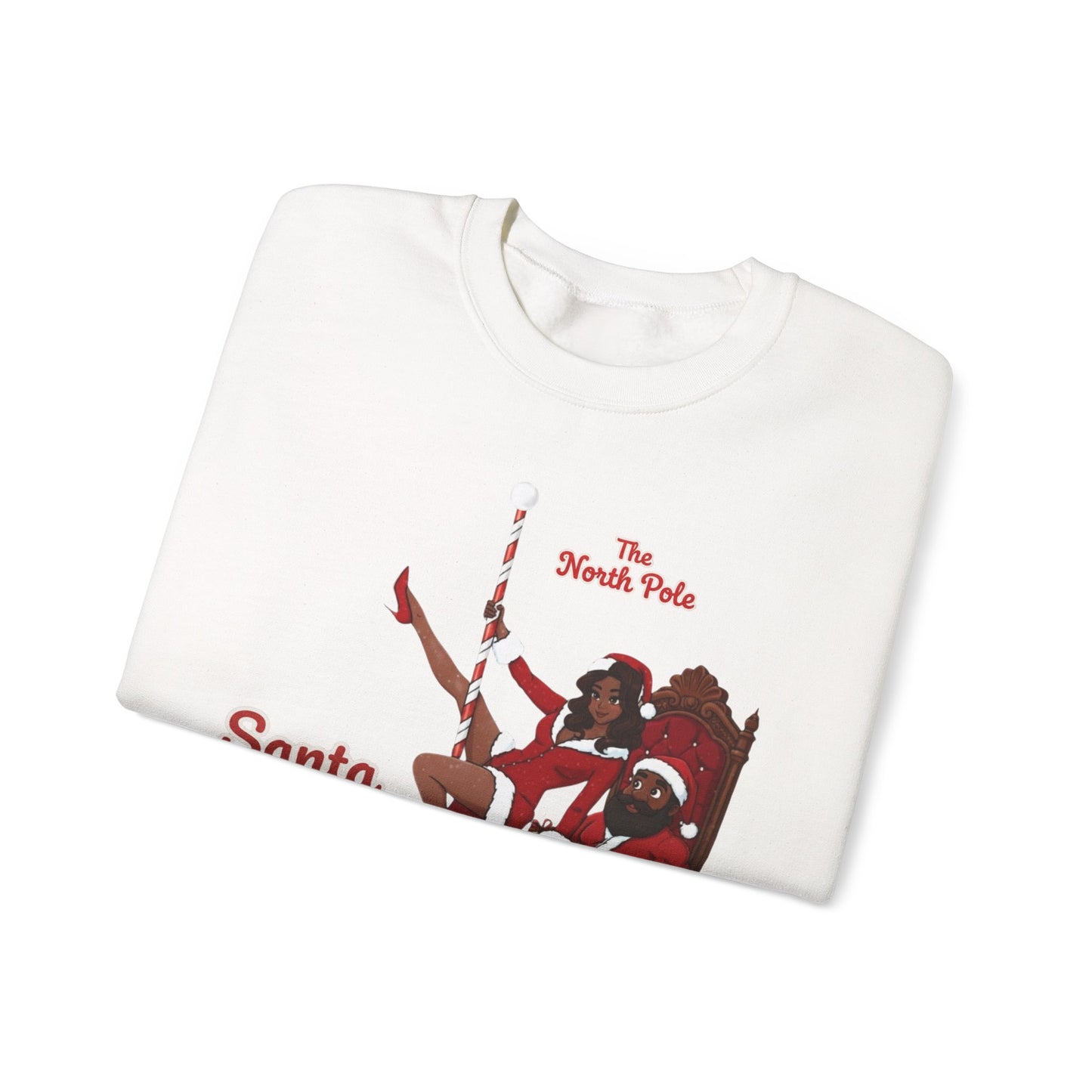 Santa Baby (Dark Tone) Unixsex Ugly Christmas Sweatshirt