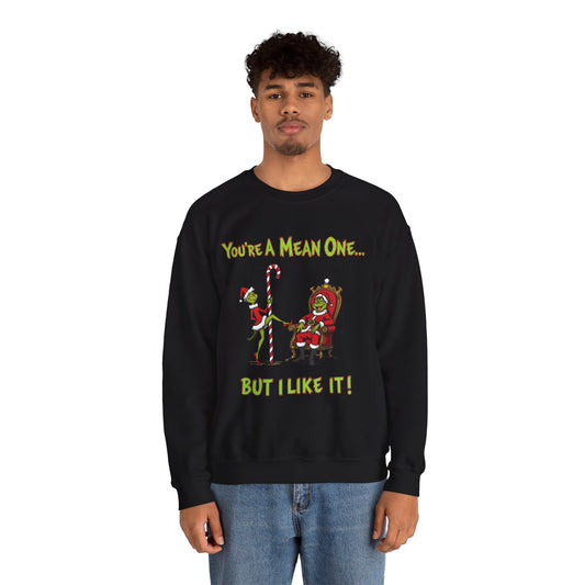Grinch Inspired Unisex Ugly Christmas Sweatshirt