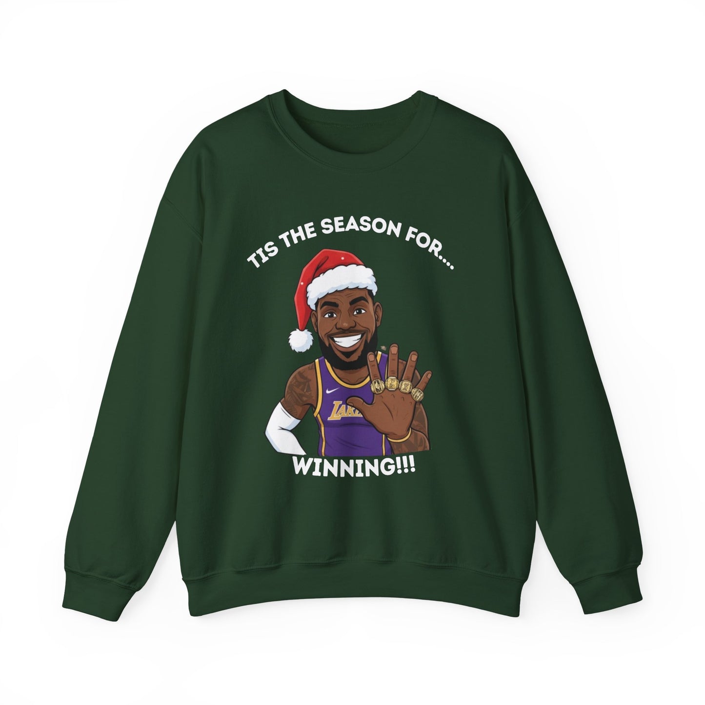 Lebron James Winning Ugly Christmas Sweatshirt