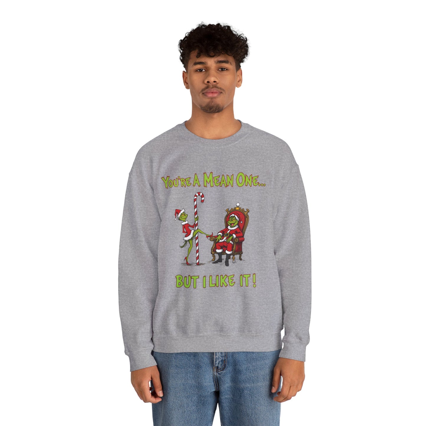 Grinch Inspired Unisex Ugly Christmas Sweatshirt